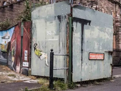 Urban Strolling on the Water of Leith Walkway in Edinburgh