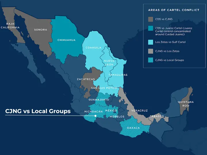 Cartel Violence Risk in Michoacan