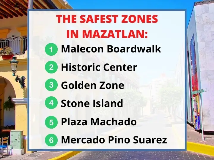 Safe Tourist Zones in Mazatlan to Visit