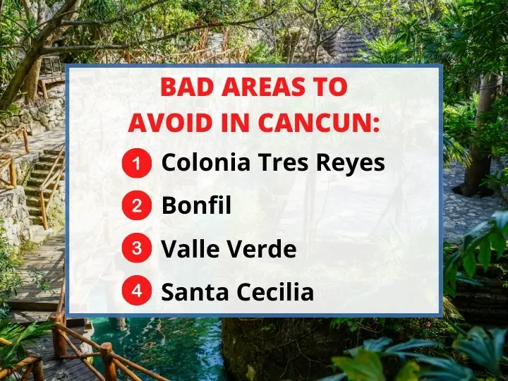 Specific Locations in Cancun to Avoid