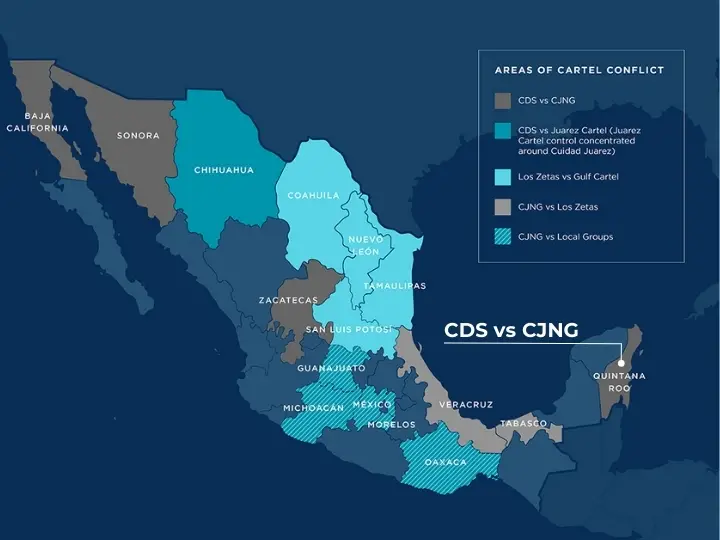 Risk of Cartel Violence in Cancun