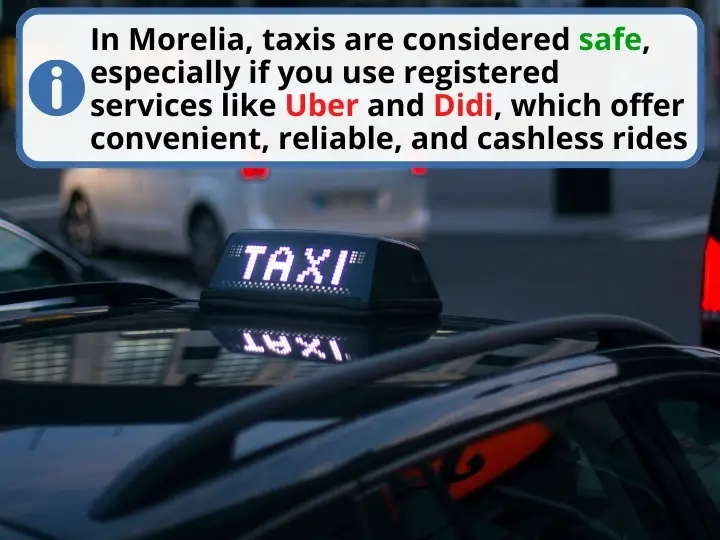 Safety in Taxis in Morelia